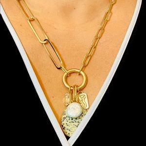 Chunky Charm Paperclip 18” L Chain Necklace
Dressy Business Casual